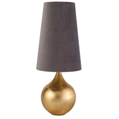 Airel Table Lamp, Gold Leaf