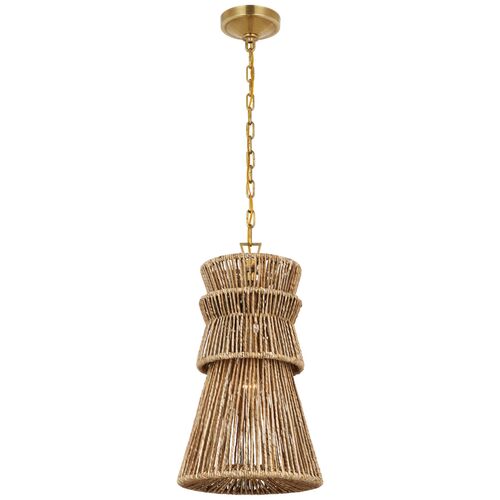 Antigua Natural Abaca Pendant