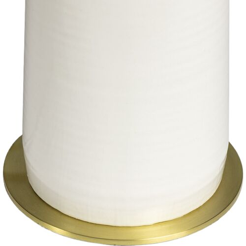 Sabina Ceramic Table Lamp, White 3 Sabina Ceramic Table Lamp, White