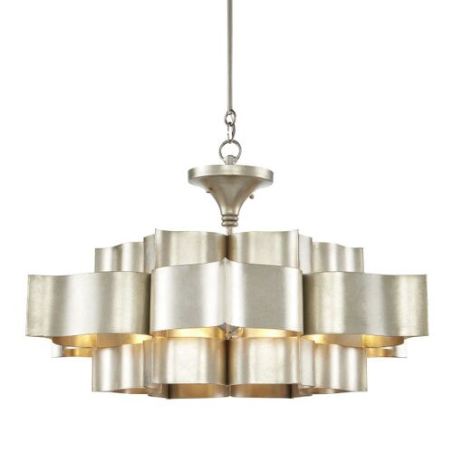 Grand Lotus Large Chandelier, Silver 1 Grand Lotus Large Chandelier, Silver