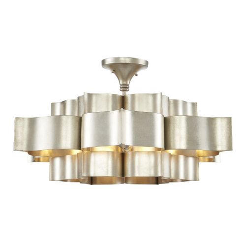 Grand Lotus Large Chandelier, Silver 3 Grand Lotus Large Chandelier, Silver