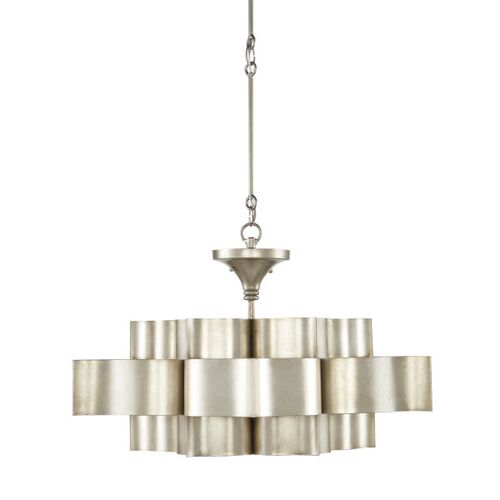 Grand Lotus Large Chandelier, Silver 6 Grand Lotus Large Chandelier, Silver