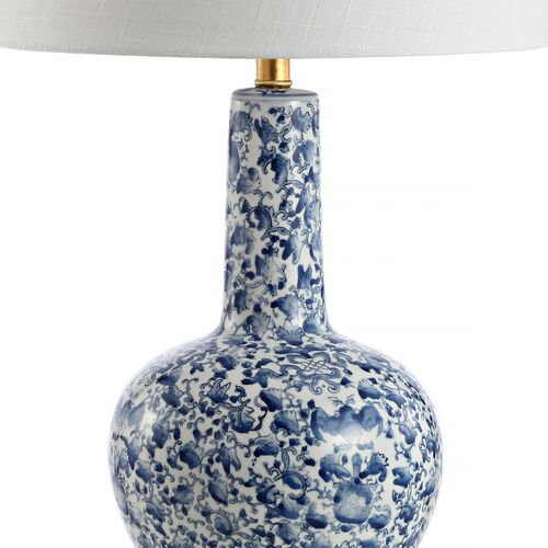 Leonora Table Lamp, Blue/White 5 Leonora Table Lamp, Blue/White