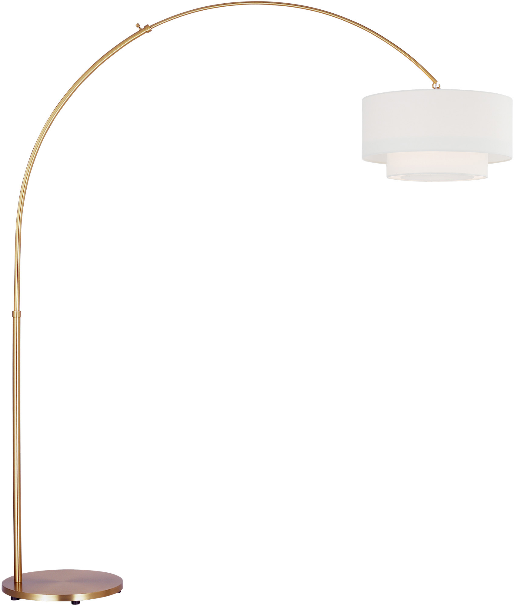 Sawyer Arc Floor Lamp, Burnished Brass 2 Sawyer Arc Floor Lamp, Burnished Brass