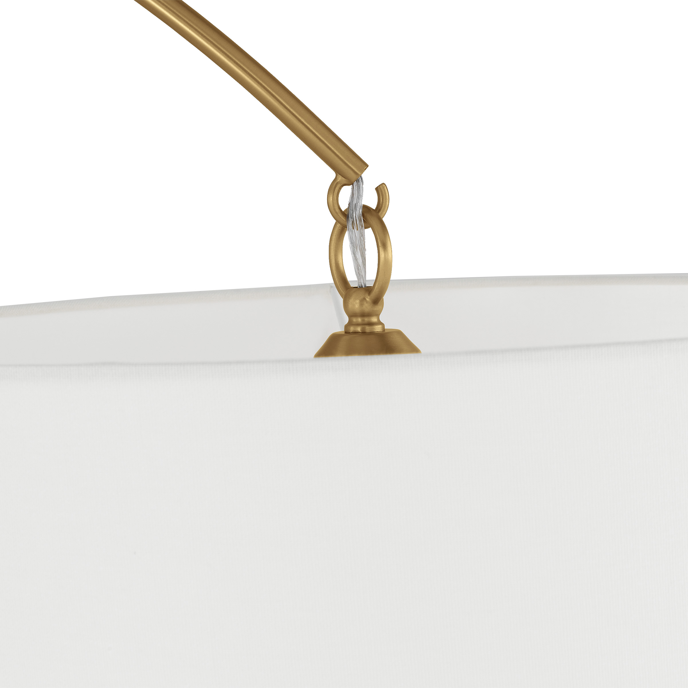 Sawyer Arc Floor Lamp, Burnished Brass 3 Sawyer Arc Floor Lamp, Burnished Brass