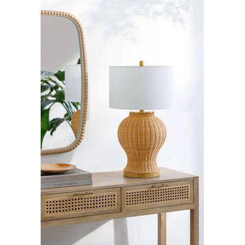 Como Rattan Table Lamp, Natural 2 Como Rattan Table Lamp, Natural