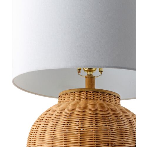 Como Rattan Table Lamp, Natural 6 Como Rattan Table Lamp, Natural
