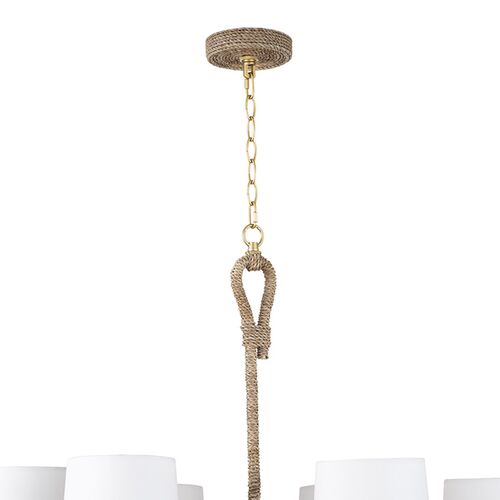 Bimini Small Rattan Chandelier, Natural 3 Bimini Small Rattan Chandelier, Natural
