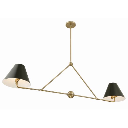 Xavier Linear Chandelier 4 Xavier Linear Chandelier