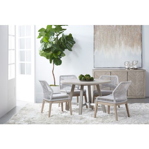 S/2 Easton Rope Side Chairs, Taupe/Pumice 10 S/2 Easton Rope Side Chairs, Taupe/Pumice