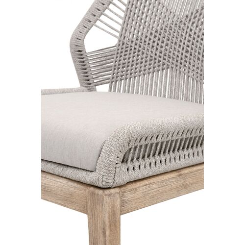 S/2 Easton Rope Side Chairs, Taupe/Pumice 6 S/2 Easton Rope Side Chairs, Taupe/Pumice