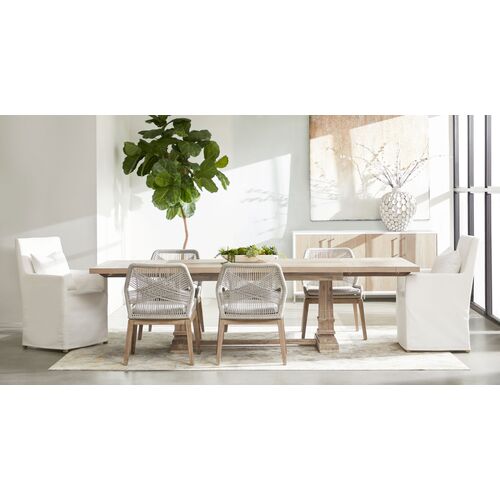 S/2 Easton Rope Side Chairs, Taupe/Pumice 7 S/2 Easton Rope Side Chairs, Taupe/Pumice