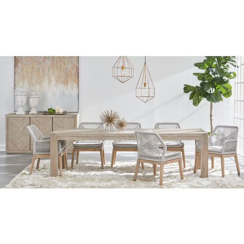 S/2 Easton Rope Side Chairs, Taupe/Pumice 8 S/2 Easton Rope Side Chairs, Taupe/Pumice