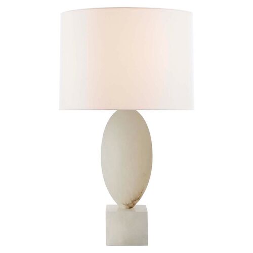 Versa Table Lamp, Alabaster 1 Versa Table Lamp, Alabaster