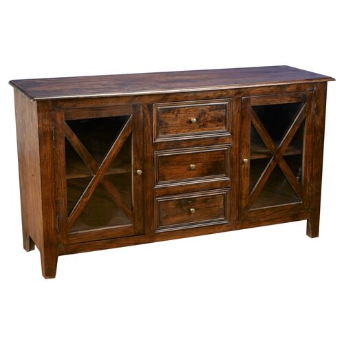 Brielle Sideboard, Pecan 1 Brielle Sideboard, Pecan