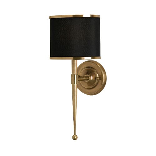 Primo Wall Sconce, Black/Brass 1 Primo Wall Sconce, Black/Brass