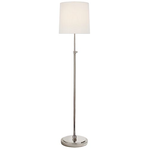 Bryant Floor Lamp, Polished Nickel 1 Bryant Floor Lamp, Polished Nickel