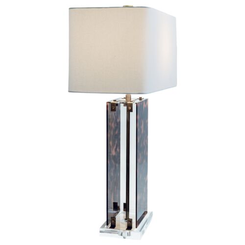 Milan 30" Tortoise Table Lamp, Brown 3 Milan 30" Tortoise Table Lamp, Brown