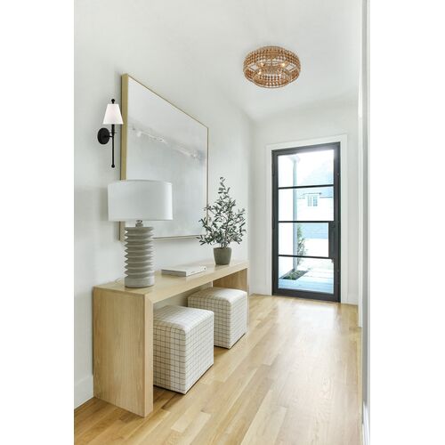 Silas 4 Light Beaded Semi Flush Mount, Natural Jute 6 Silas 4 Light Beaded Semi Flush Mount, Natural Jute