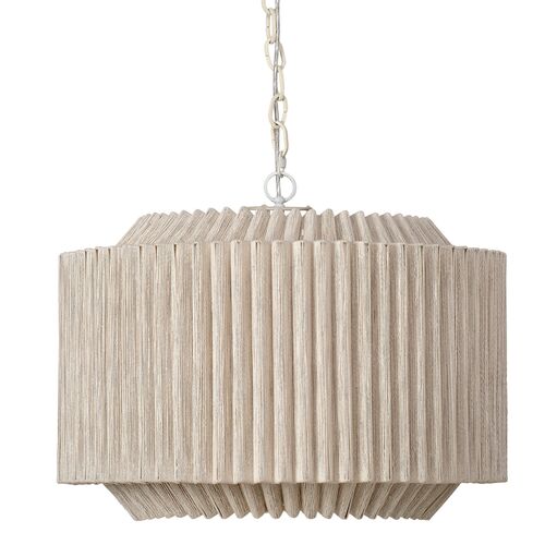 Theory Jute Chandelier, Natural 7 Theory Jute Chandelier, Natural