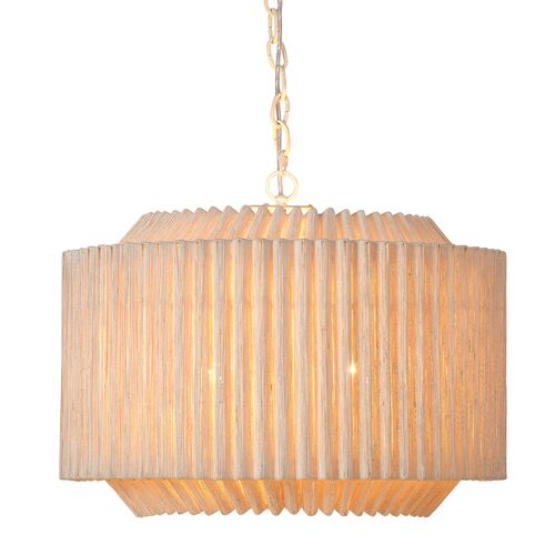 Theory Jute Chandelier, Natural 8 Theory Jute Chandelier, Natural