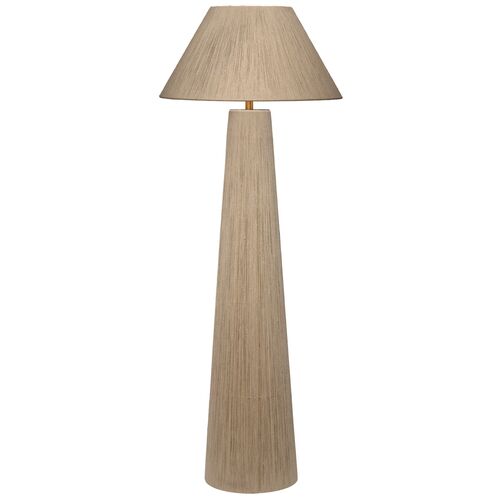 Tension Jute Floor Lamp, Cream 1 Tension Jute Floor Lamp, Cream