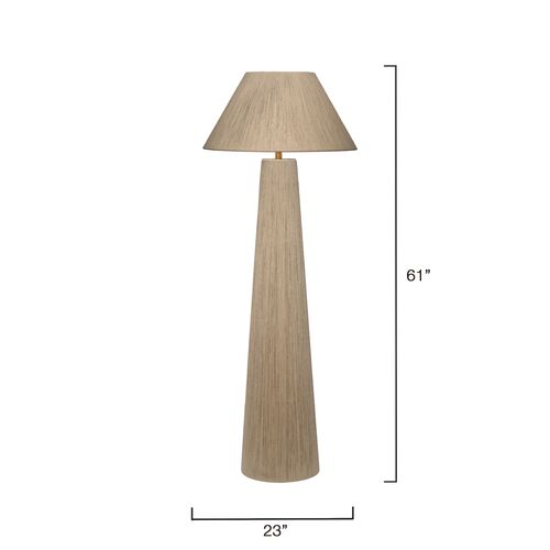 Tension Jute Floor Lamp, Cream 4 Tension Jute Floor Lamp, Cream