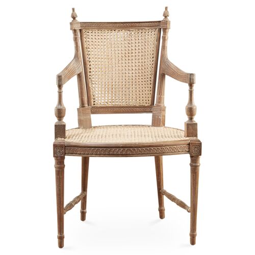 Hampton Wicker Armchair, Natural 2 Hampton Wicker Armchair, Natural