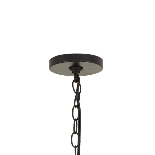 Brielle Capiz Shell 4-Light Chandelier, Dark Bronze 3 Brielle Capiz Shell 4-Light Chandelier, Dark Bronze