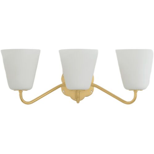 Ellure 3-Light Bath and Vanity Wall Sconce 4 Ellure 3-Light Bath and Vanity Wall Sconce