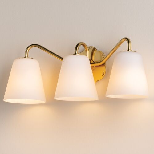 Ellure 3-Light Bath and Vanity Wall Sconce 7 Ellure 3-Light Bath and Vanity Wall Sconce