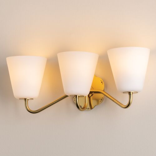 Ellure 3-Light Bath and Vanity Wall Sconce 8 Ellure 3-Light Bath and Vanity Wall Sconce