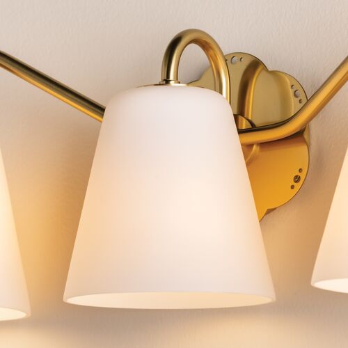 Ellure 3-Light Bath and Vanity Wall Sconce 9 Ellure 3-Light Bath and Vanity Wall Sconce