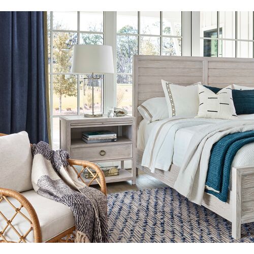 Hailey Panel Bed, Oak Whitewash 7 Hailey Panel Bed, Oak Whitewash