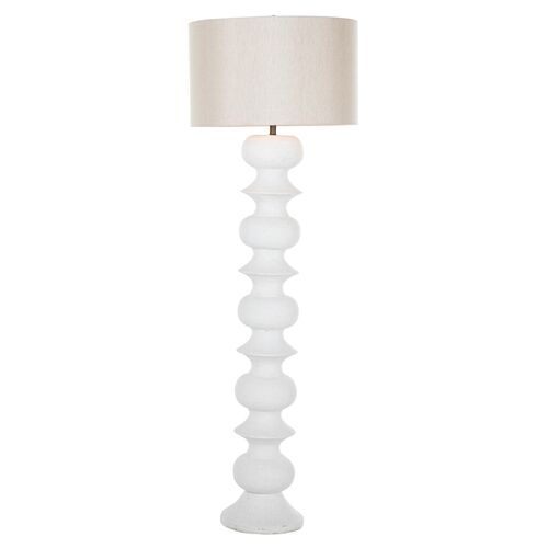 Claudius Floor Lamp, Plaster White 1 Claudius Floor Lamp, Plaster White