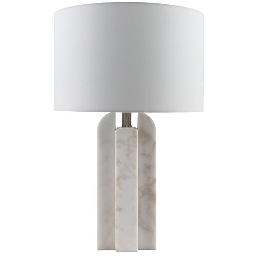 Atlas Marble Table Lamp, White 1 Atlas Marble Table Lamp, White