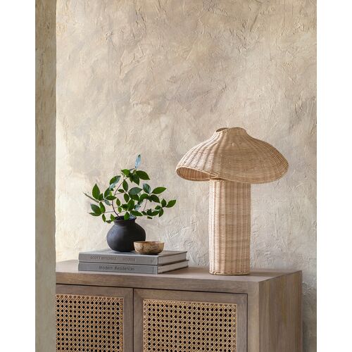 Brixley Rattan Table Lamp, Natural 2 Brixley Rattan Table Lamp, Natural