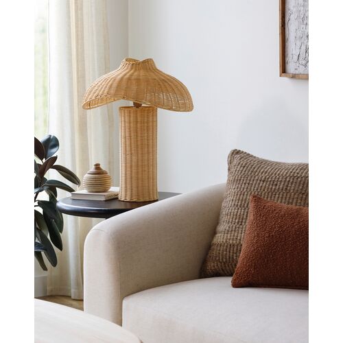 Brixley Rattan Table Lamp, Natural 3 Brixley Rattan Table Lamp, Natural