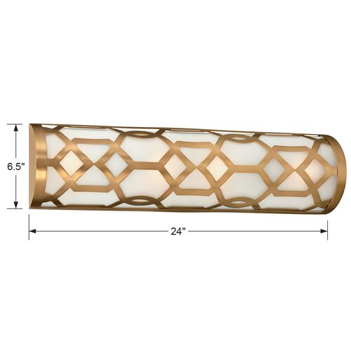 1-Light Bath Bar, Aged Brass 7 1-Light Bath Bar, Aged Brass