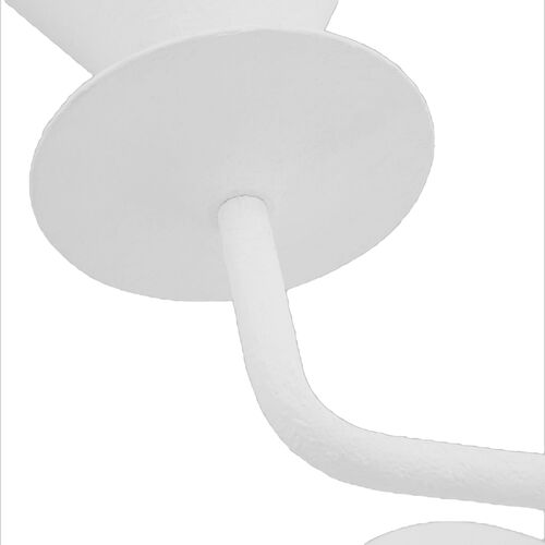 Cornet Double Wall Sconce, Cast Plaster 5 Cornet Double Wall Sconce, Cast Plaster
