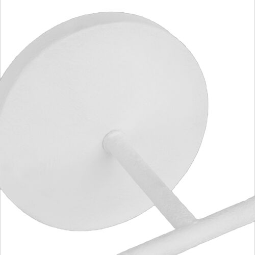 Cornet Double Wall Sconce, Cast Plaster 6 Cornet Double Wall Sconce, Cast Plaster