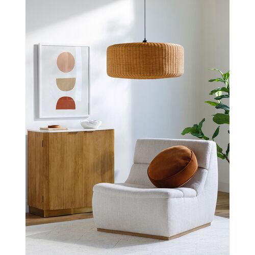 Cora Coastal Pendant, Natural Rattan 2 Cora Coastal Pendant, Natural Rattan