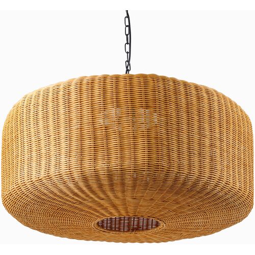 Cora Coastal Pendant, Natural Rattan 4 Cora Coastal Pendant, Natural Rattan
