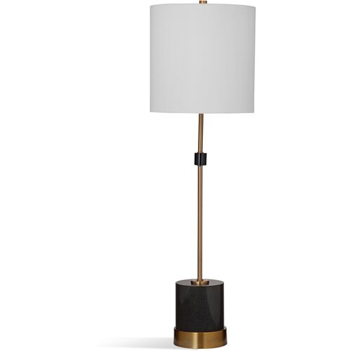 Oden Marble Bufet Lamp, Black/Brass 1 Oden Marble Bufet Lamp, Black/Brass