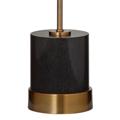 Oden Marble Bufet Lamp, Black/Brass 4 Oden Marble Bufet Lamp, Black/Brass