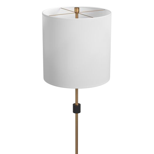 Oden Marble Bufet Lamp, Black/Brass 7 Oden Marble Bufet Lamp, Black/Brass