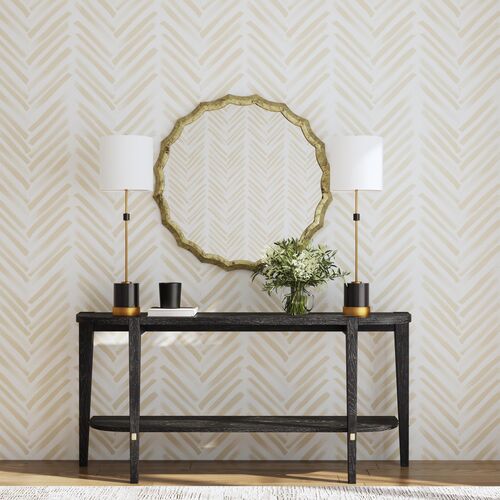 Oden Marble Bufet Lamp, Black/Brass 8 Oden Marble Bufet Lamp, Black/Brass