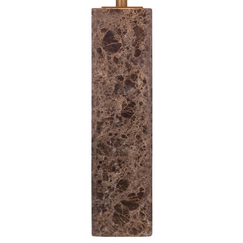 Hampton Marble Table Lamp, Brown 3 Hampton Marble Table Lamp, Brown