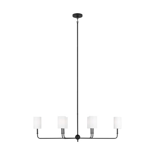 Foxdale Transitional Dimmable 6-Light Linear Chandelier 1 Foxdale Transitional Dimmable 6-Light Linear Chandelier