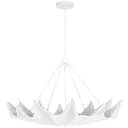 Clam Chandelier, White 1 Clam Chandelier, White